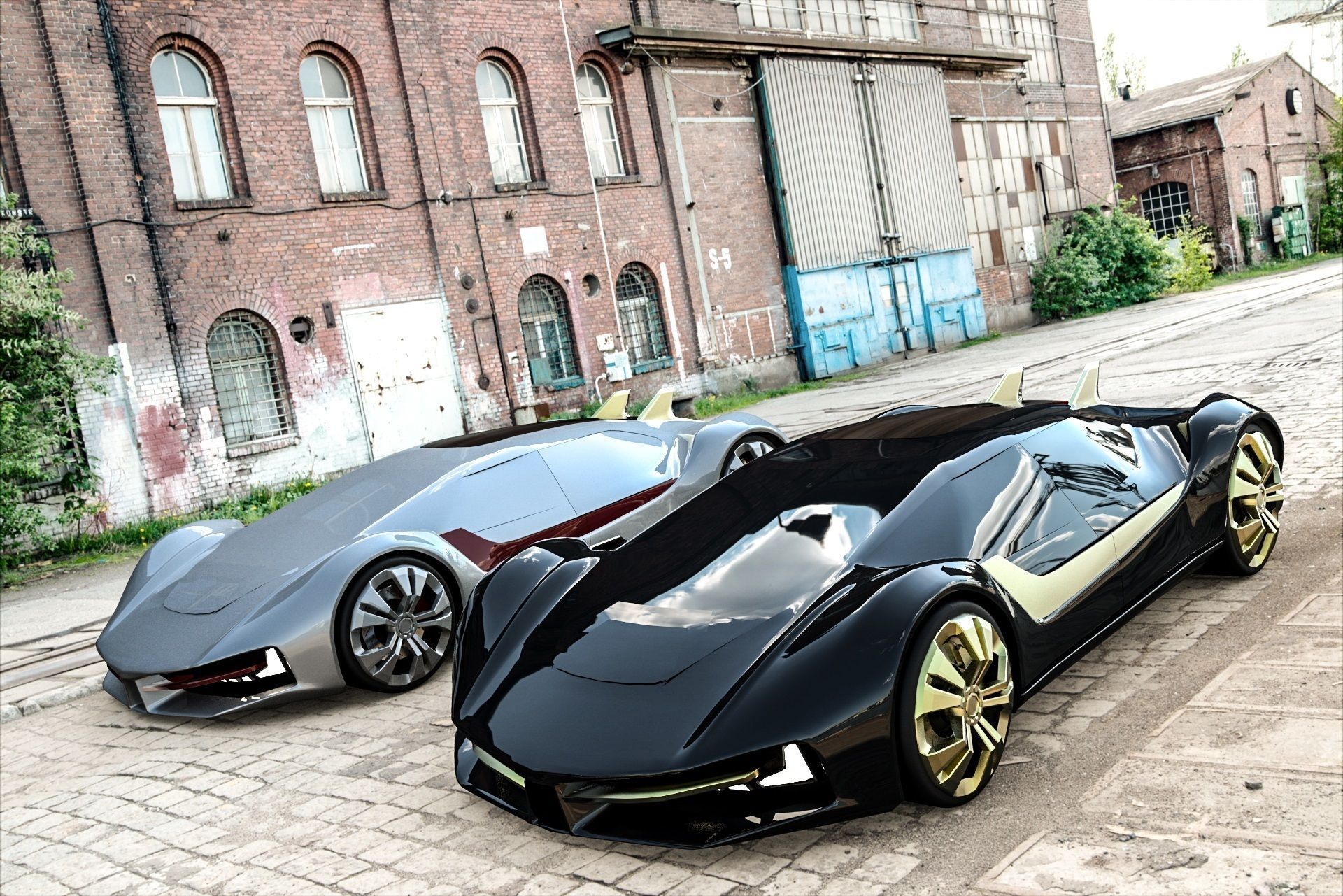 Futuristic super sedan- Excalibur 3D model_3