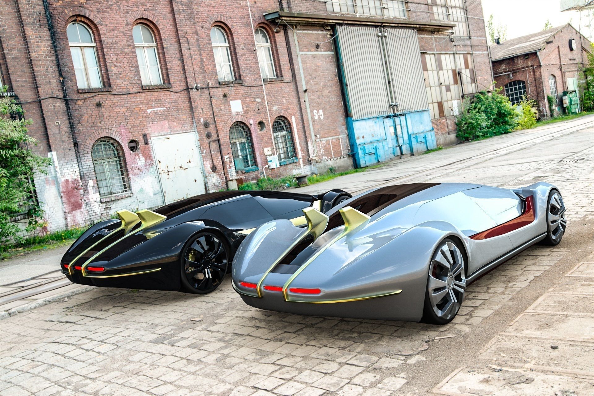 Futuristic super sedan- Excalibur 3D model_4