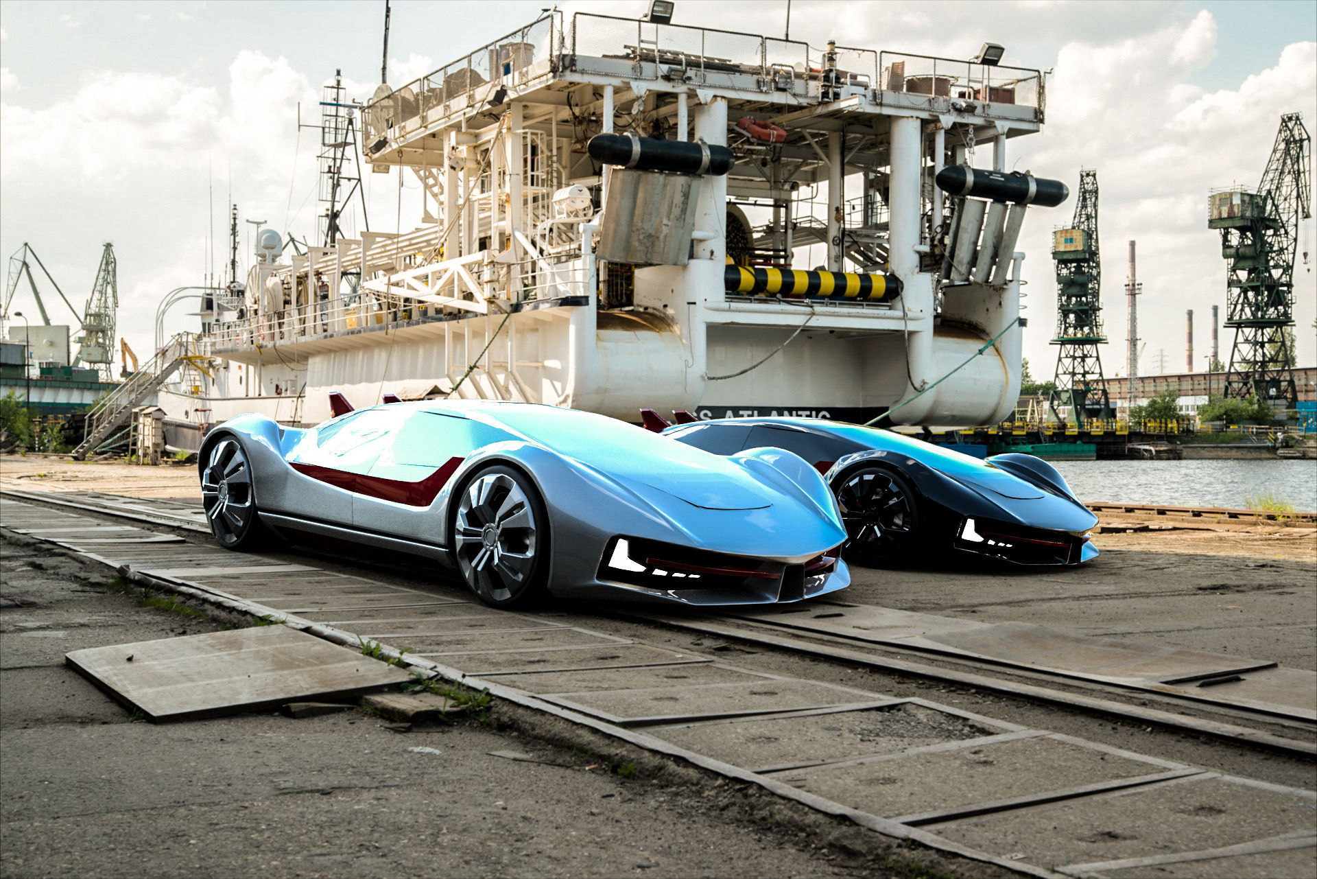 Futuristic super sedan- Excalibur 3D model_13