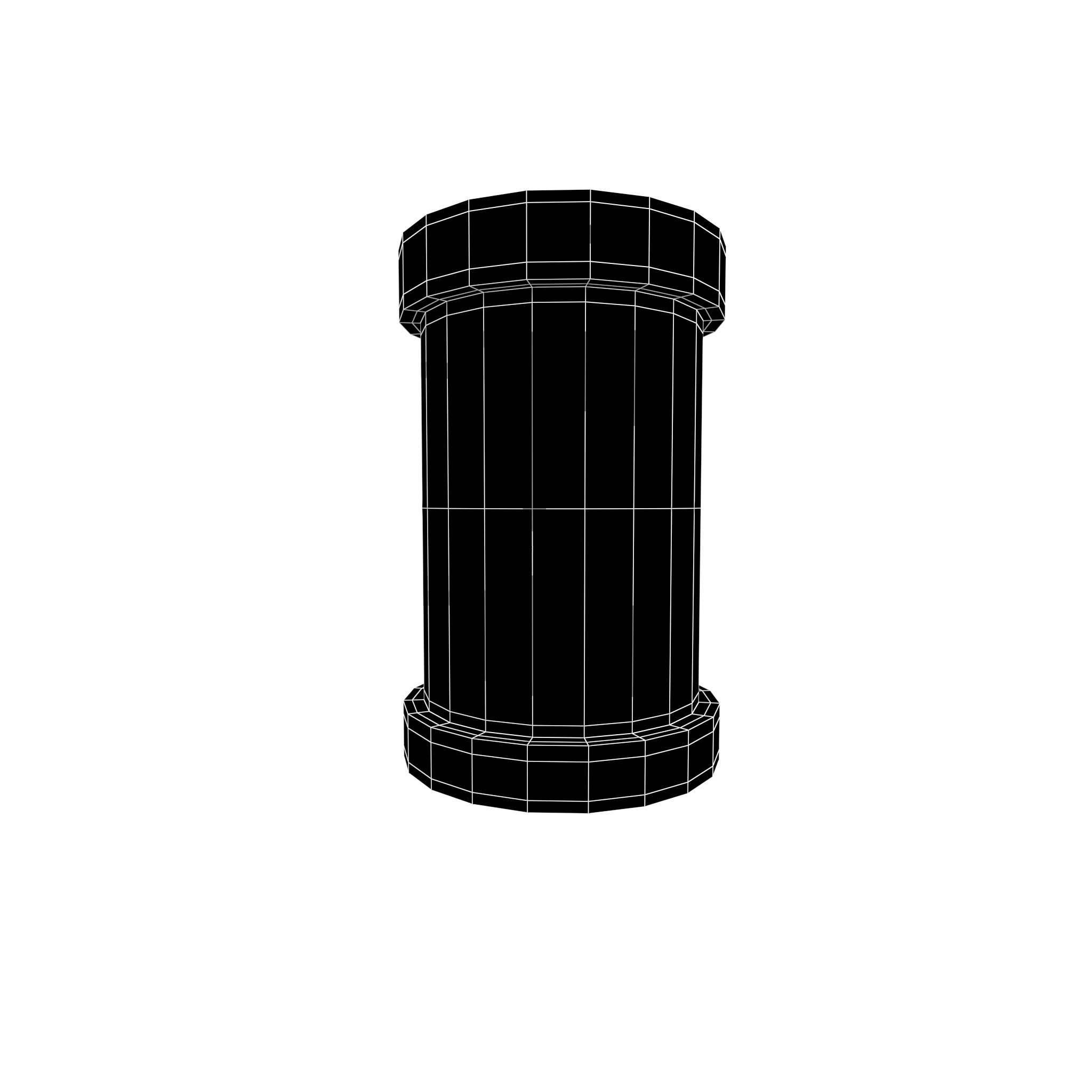 Pipe v5 003 Low-poly 3D model_4