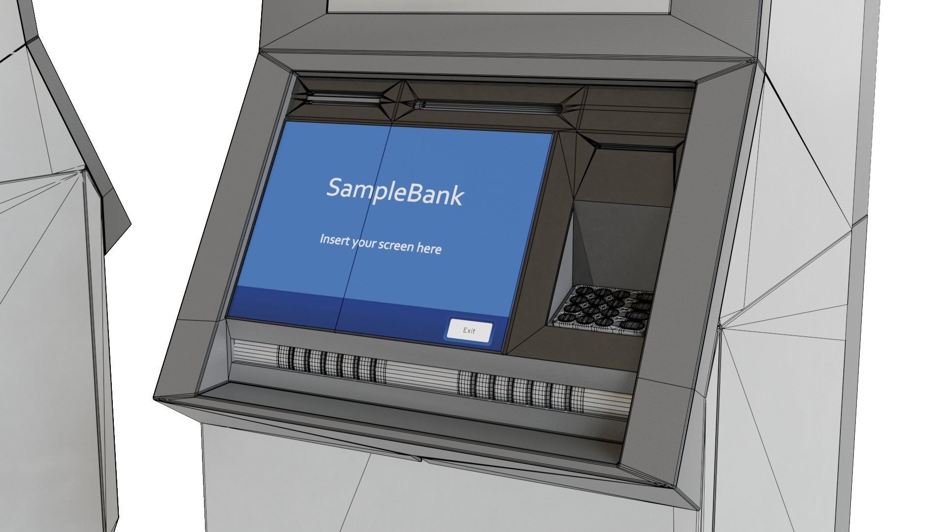 ATM - automated teller machine 3D model_9