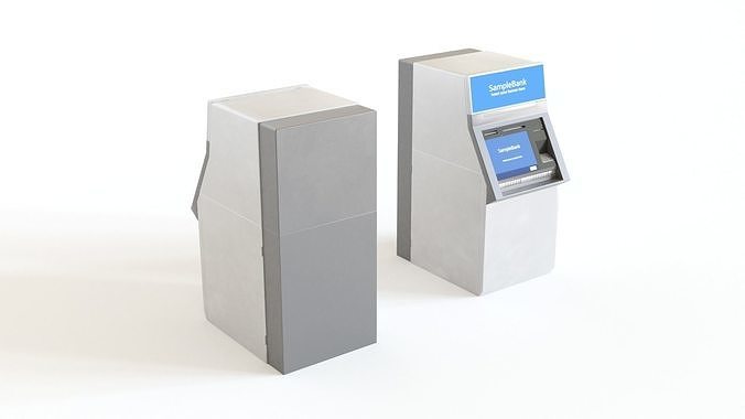 ATM - automated teller machine 3D model