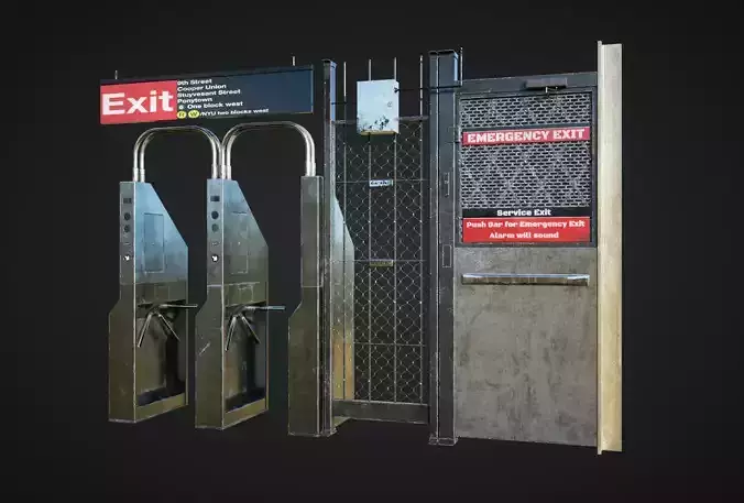Subway Emergency Gates