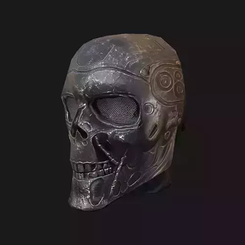 Airsoft mask Low-poly 3D model