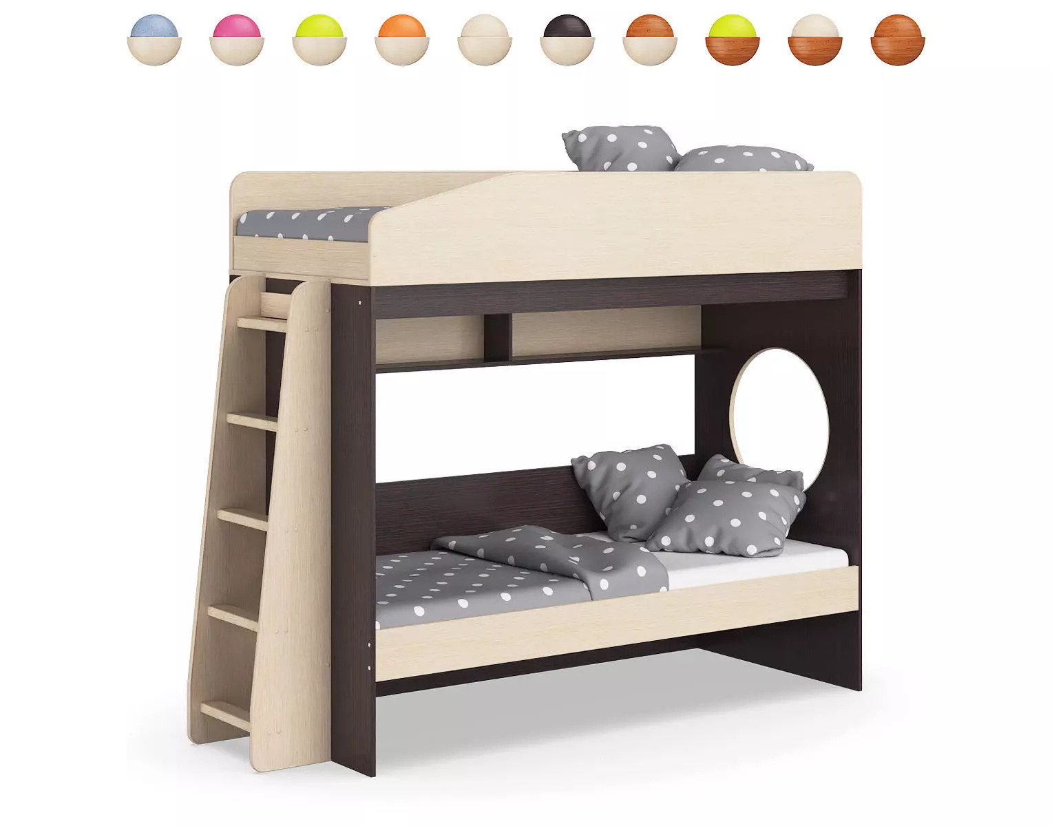 Legenda K10 with LP09 childrens modular bed 3D model_0