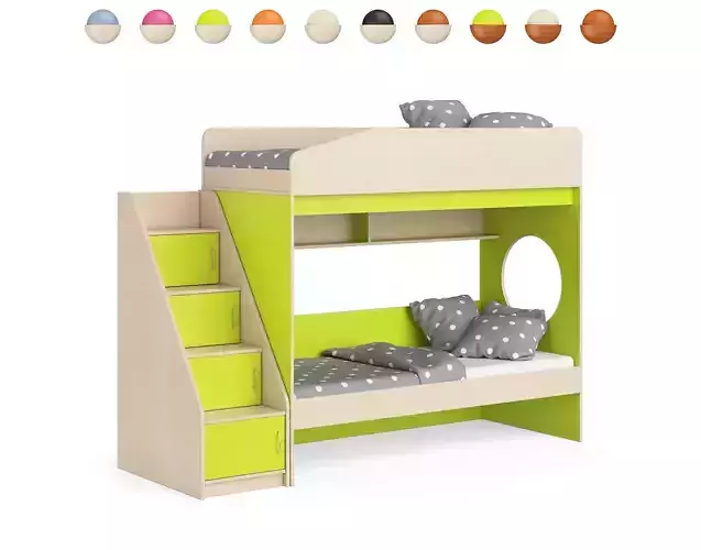 Legenda K10 with LY10 childrens modular bed