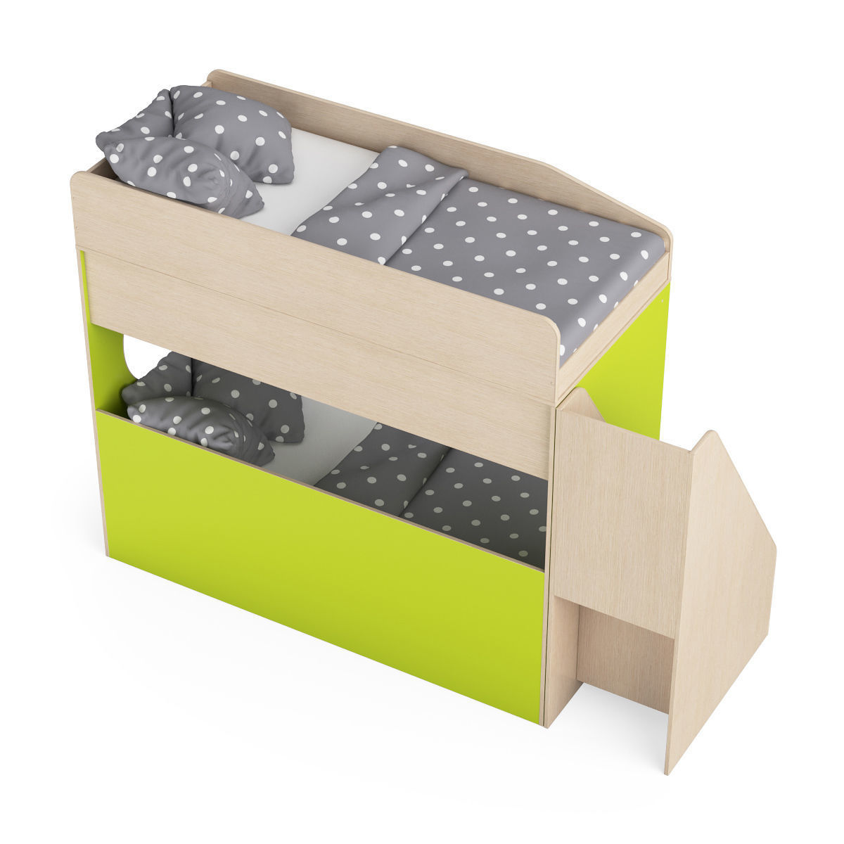 Legenda K10 with LY10 childrens modular bed 3D model_4
