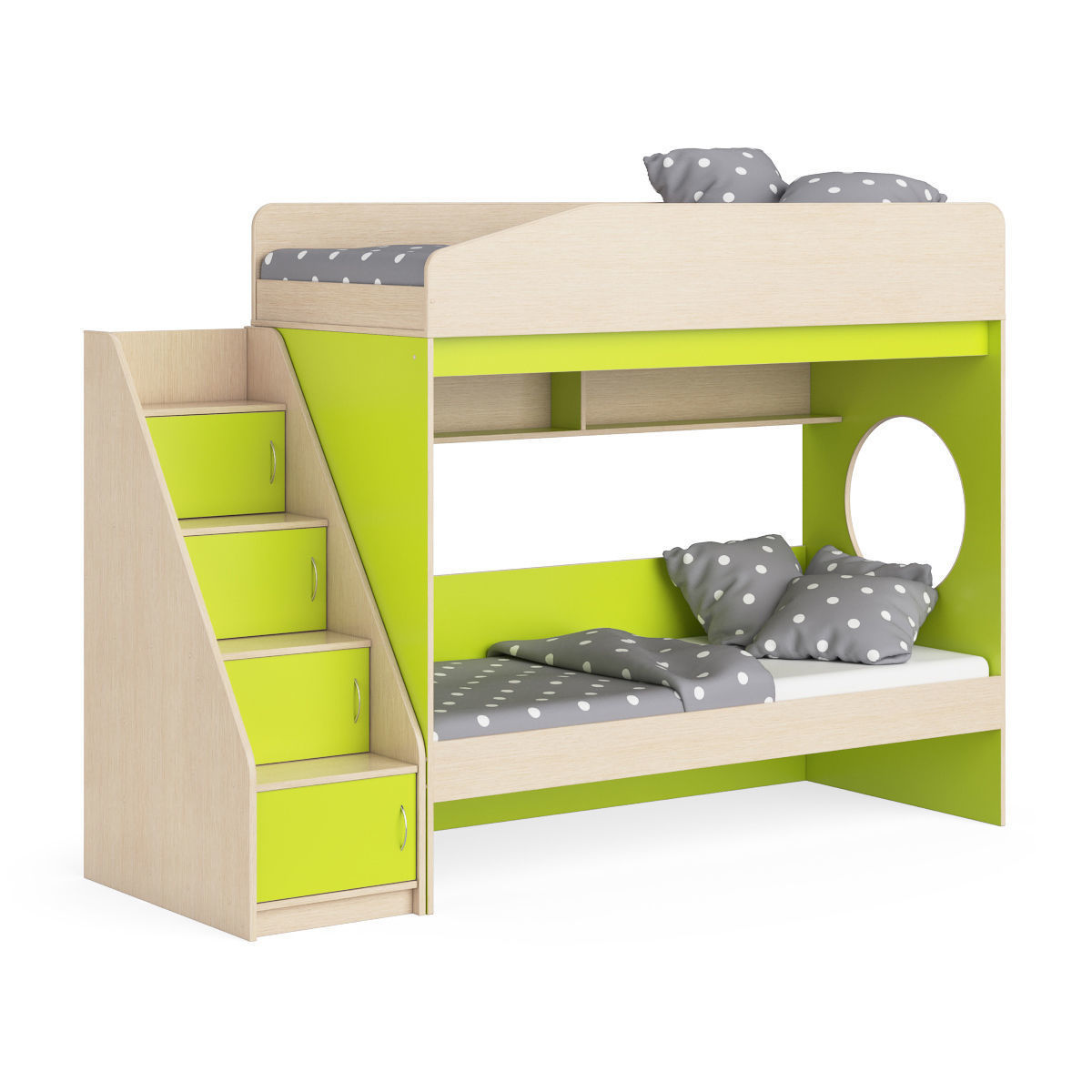 Legenda K10 with LY10 childrens modular bed 3D model_1