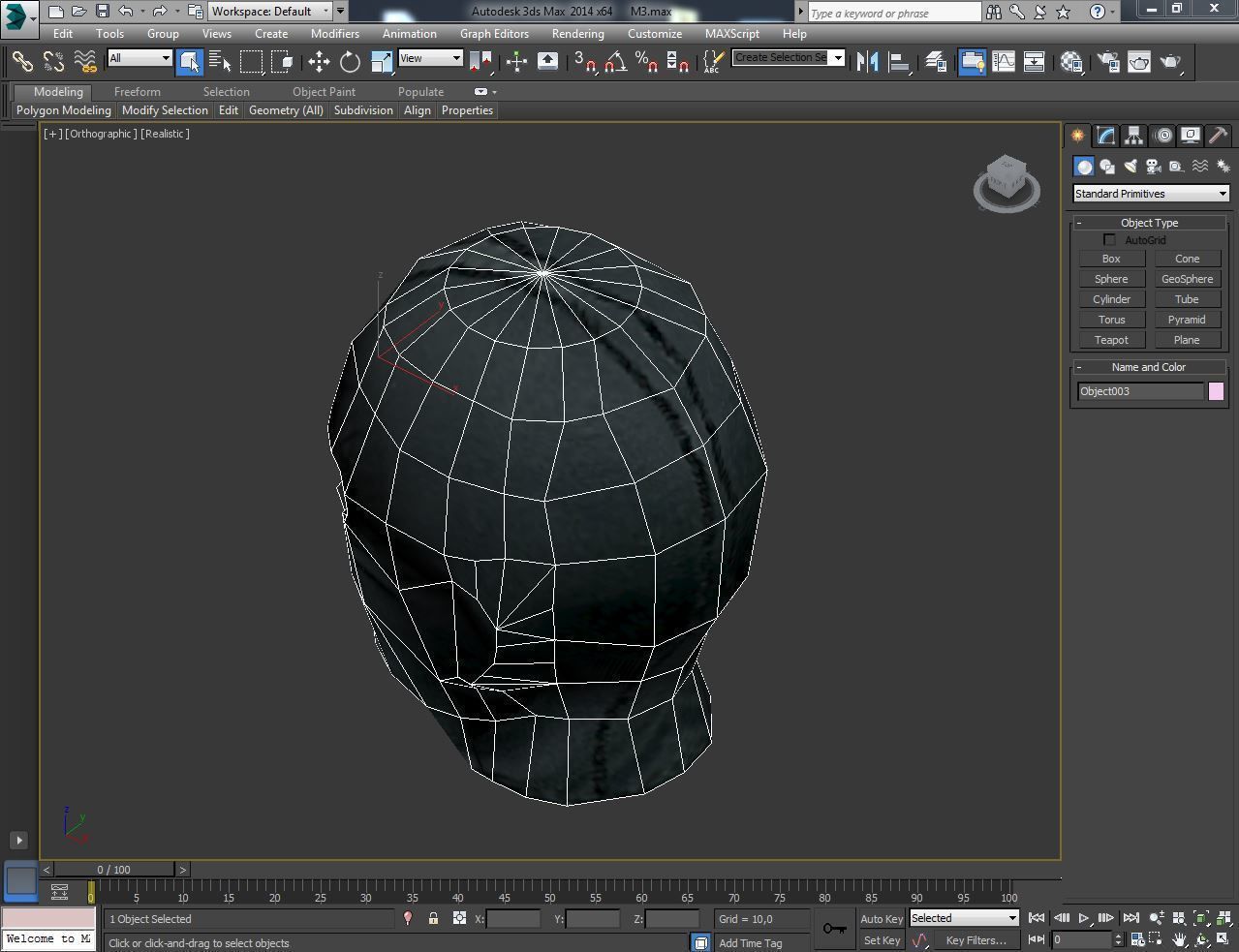 Mask1 neoprene balaclava Low-poly 3D model_10