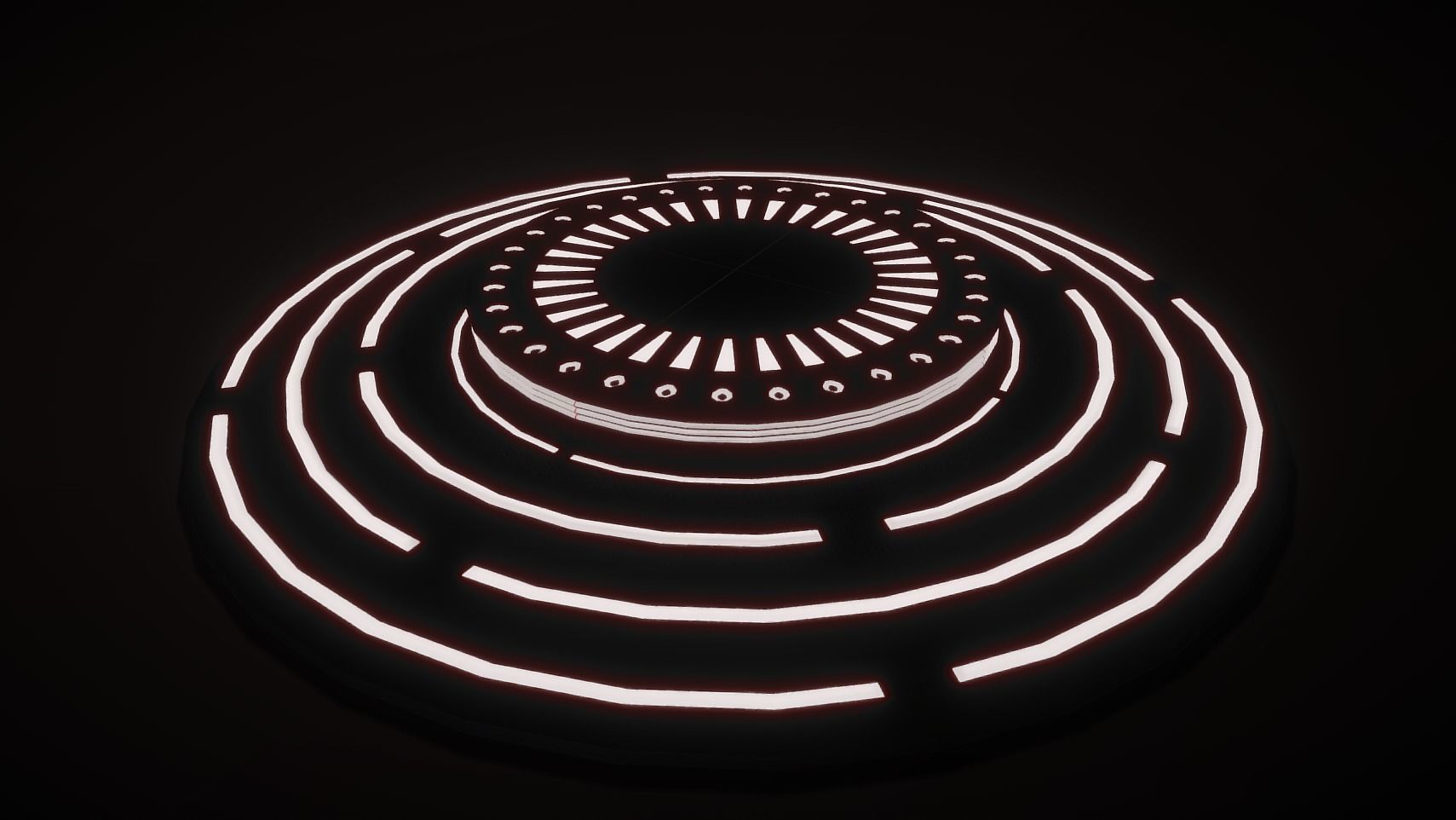 Medium Show Room Low-poly 3D model_0