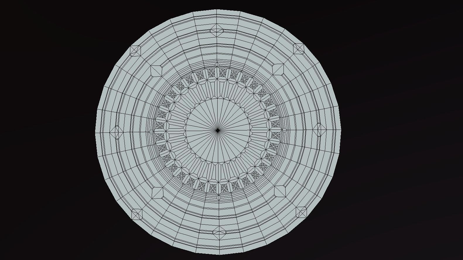Medium Show Room Low-poly 3D model_4