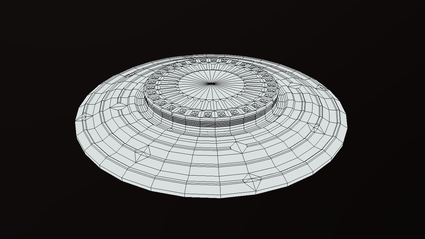 Medium Show Room Low-poly 3D model_2