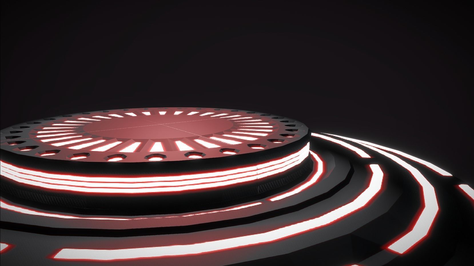 Medium Show Room Low-poly 3D model_6