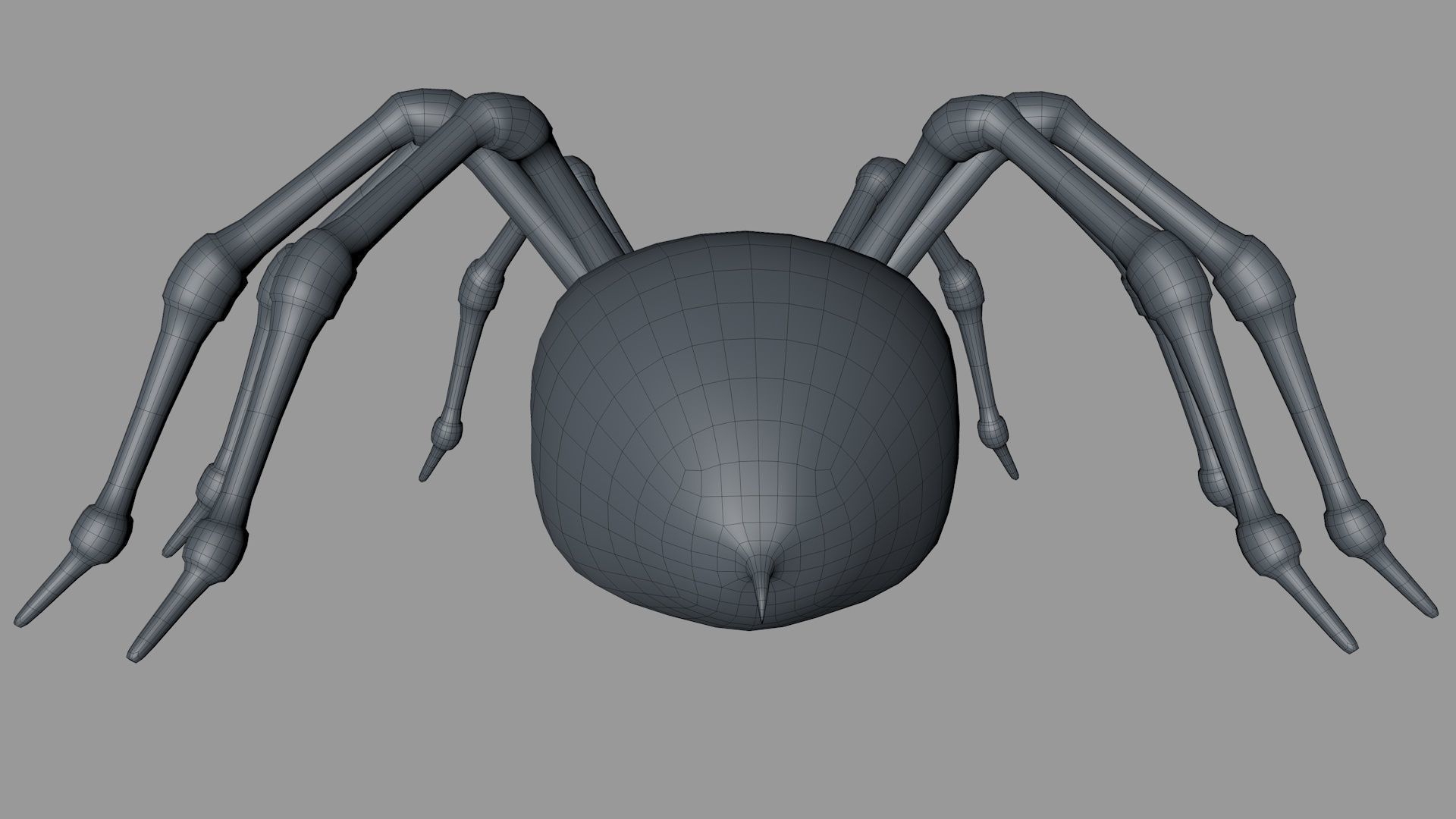 3D Spider Rigged Animated 3D model_10