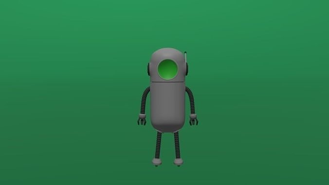 Robot Character - 3D Model 3D model