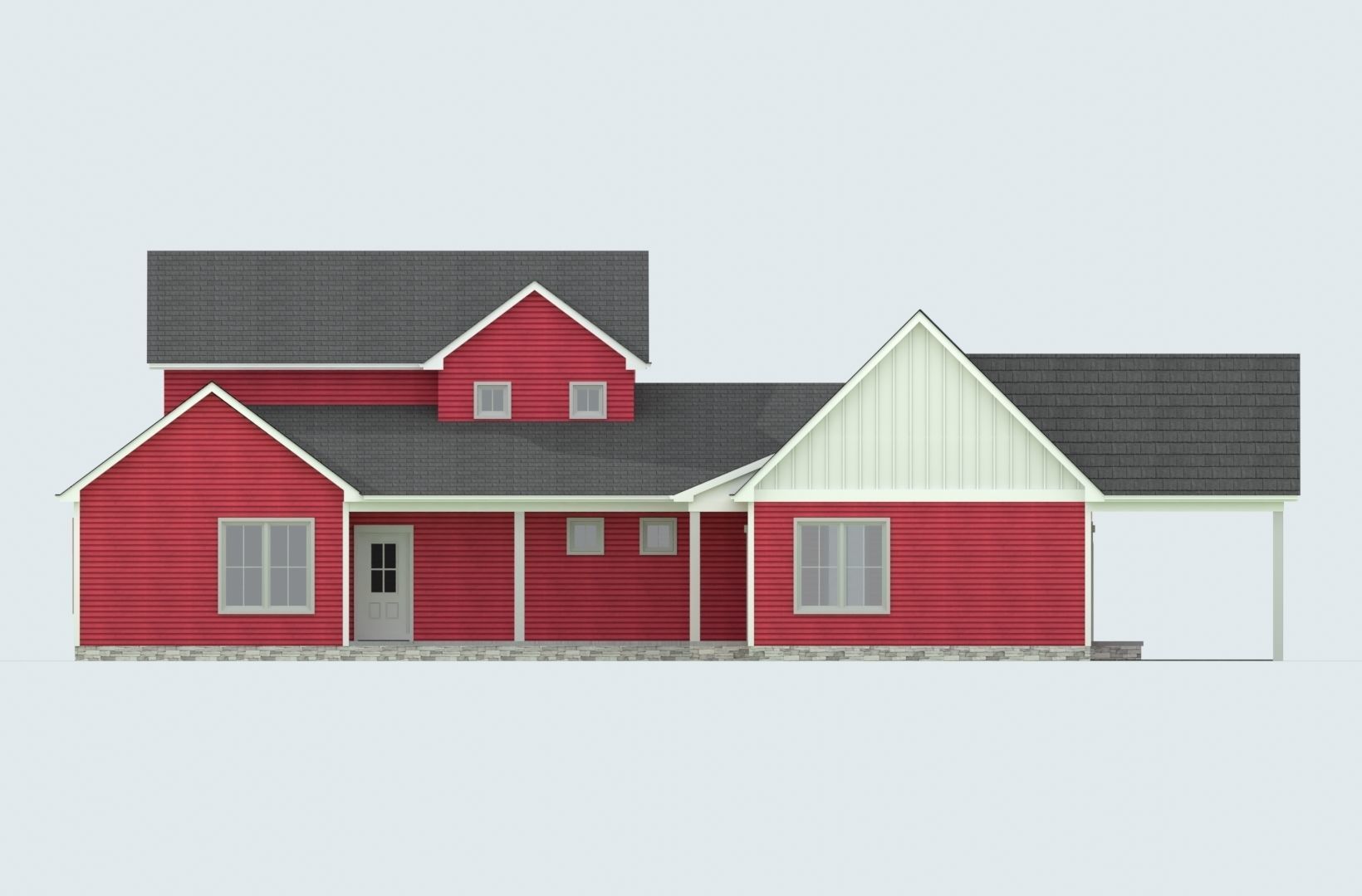 Cape Cod House 20 3D model_5