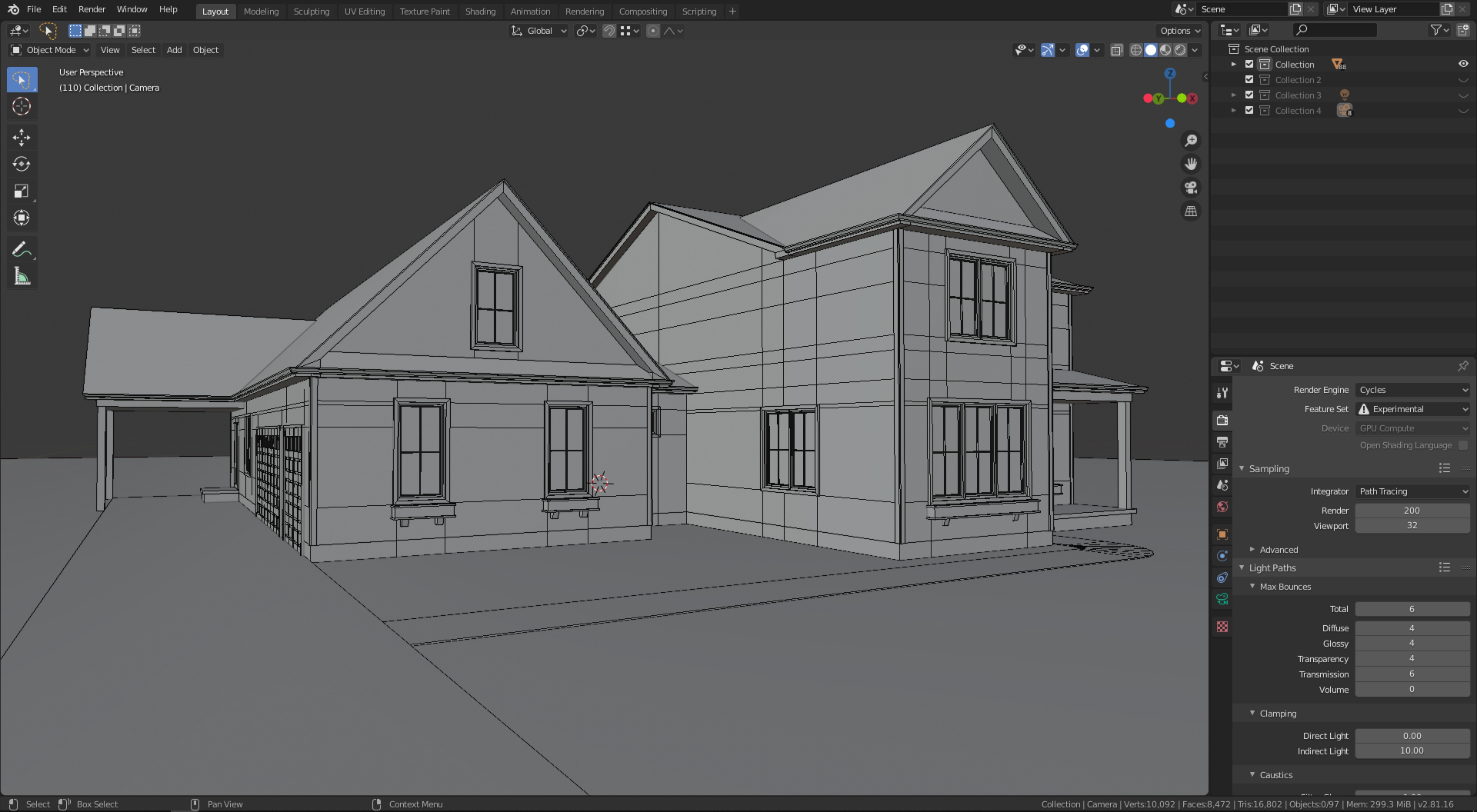 Cape Cod House 20 3D model_8