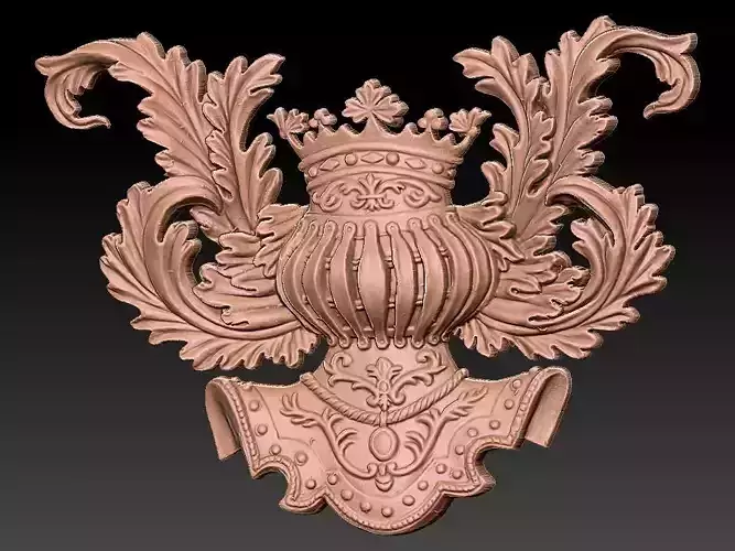 3D CROWN ornate