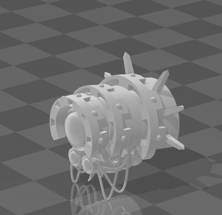 Dark Mech Dragoon 3D print model_4