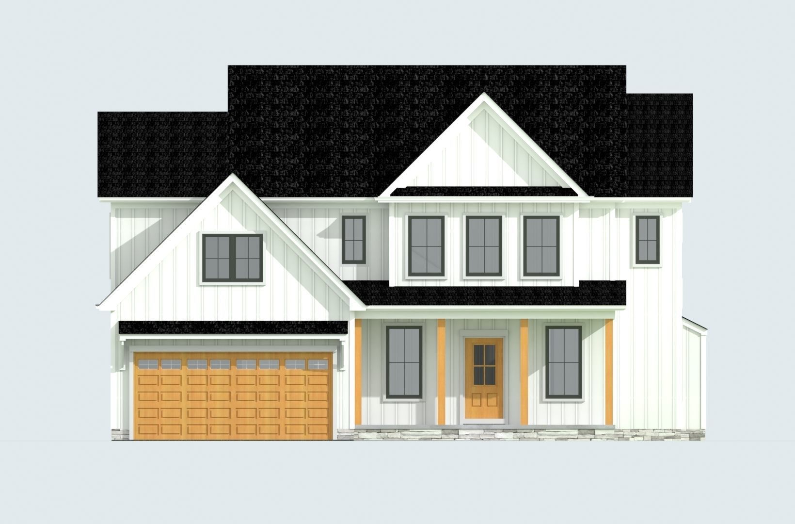 Cape Cod House 21 3D model_6