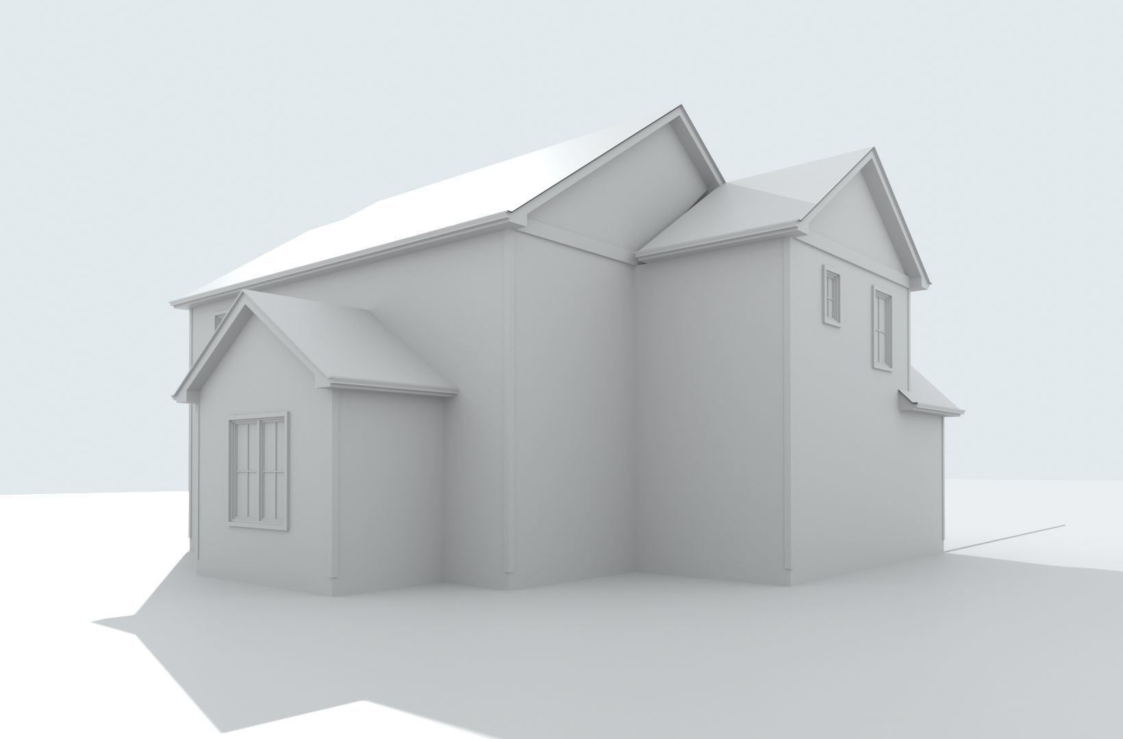 Cape Cod House 21 3D model_10