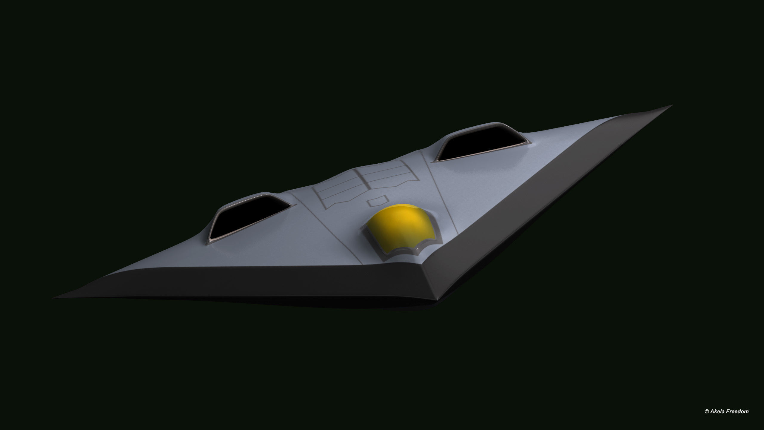 Low Observable UAV Testbed 3D model_5