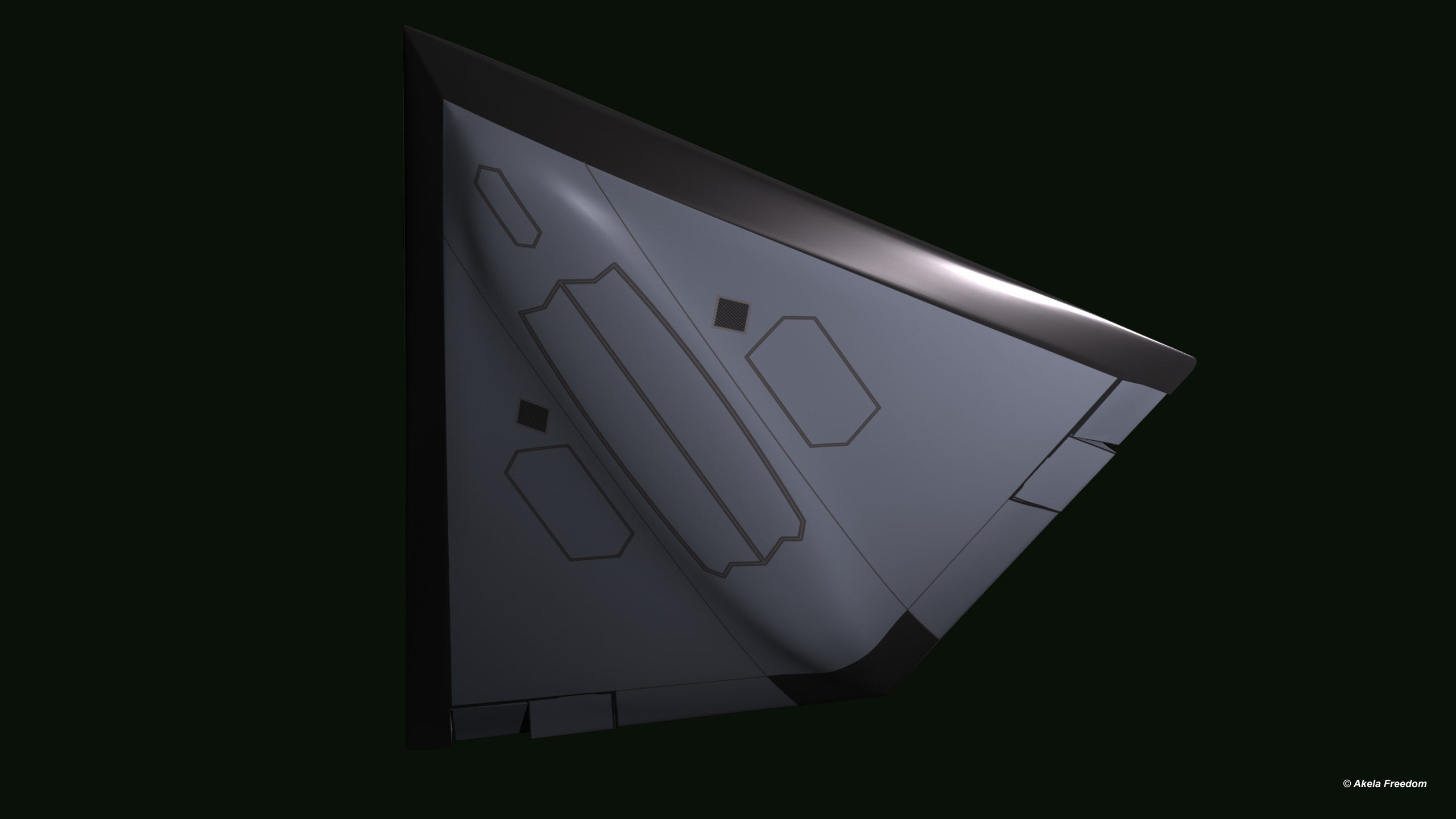 Low Observable UAV Testbed 3D model_1