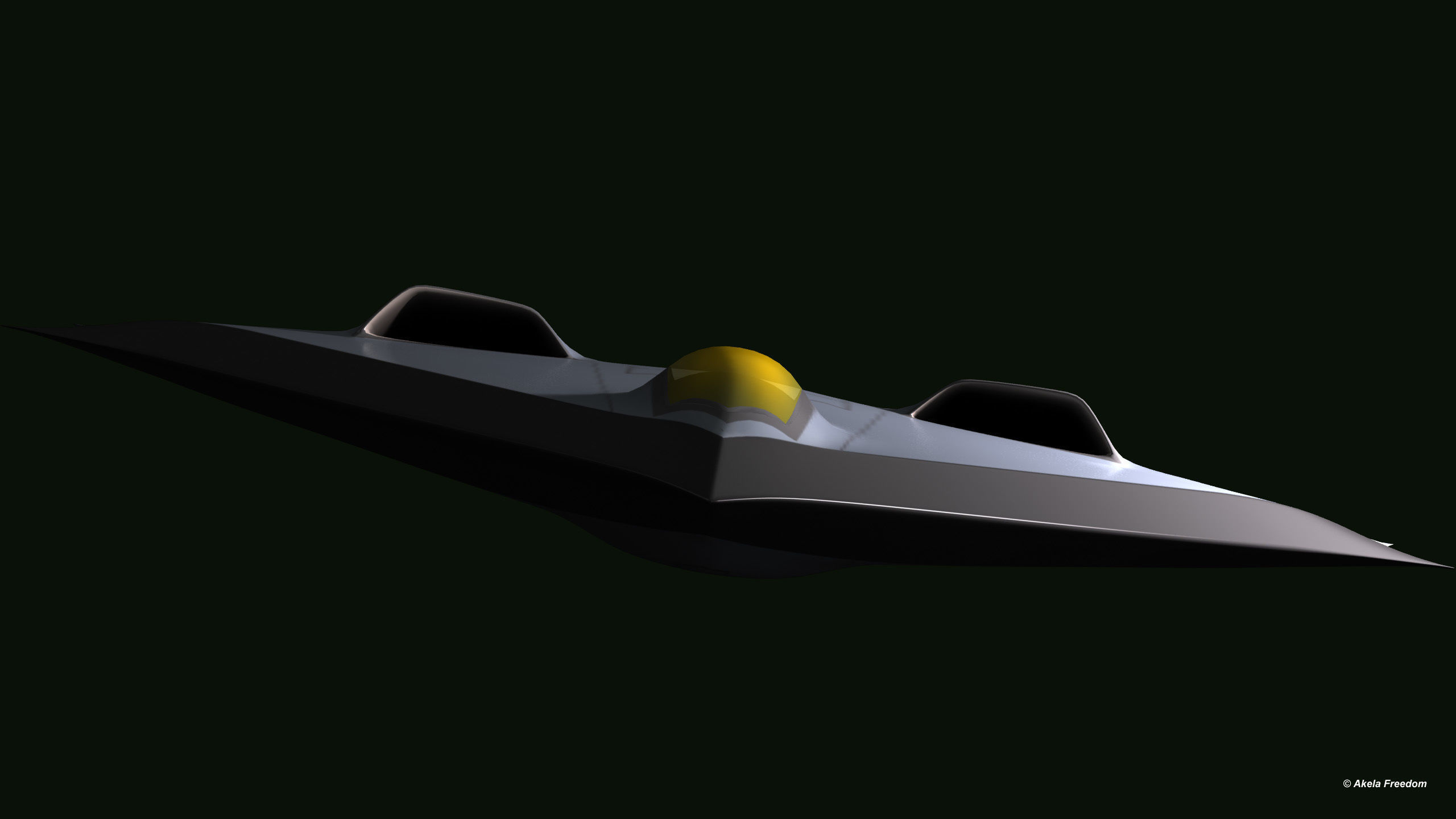 Low Observable UAV Testbed 3D model_2