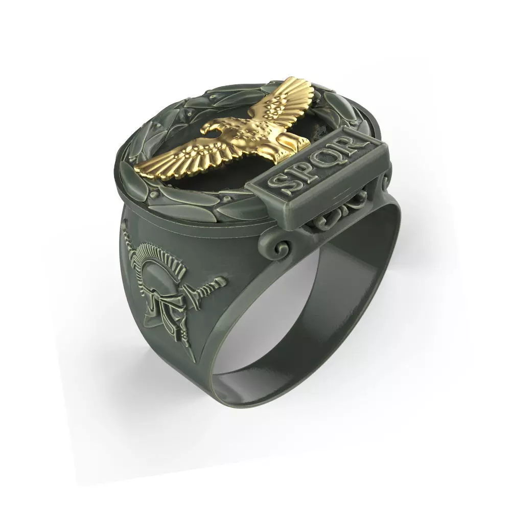 Ring Roman Eagle 3D print model