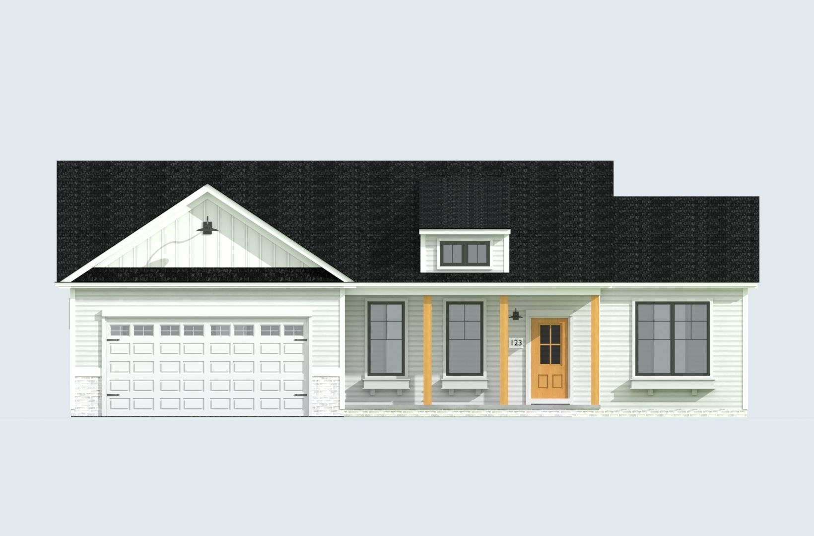 Cape Cod House 22 3D model_6