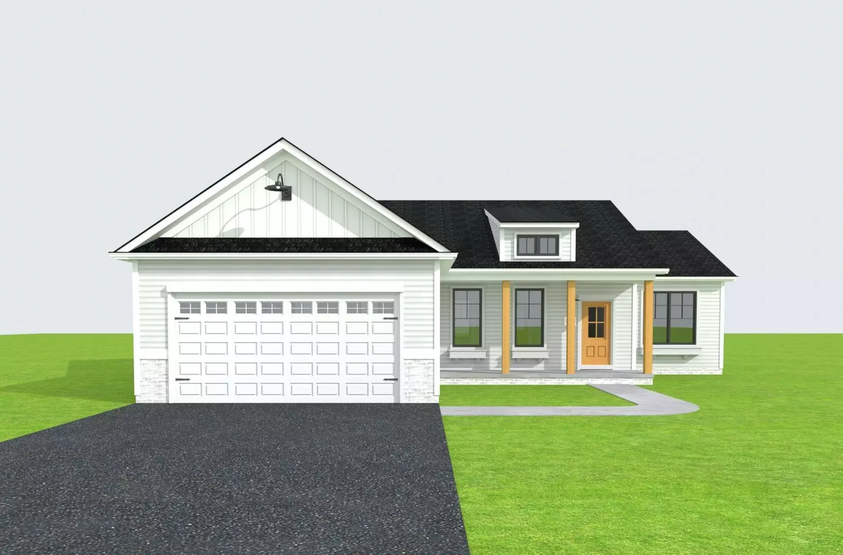 Cape Cod House 22 3D model_0