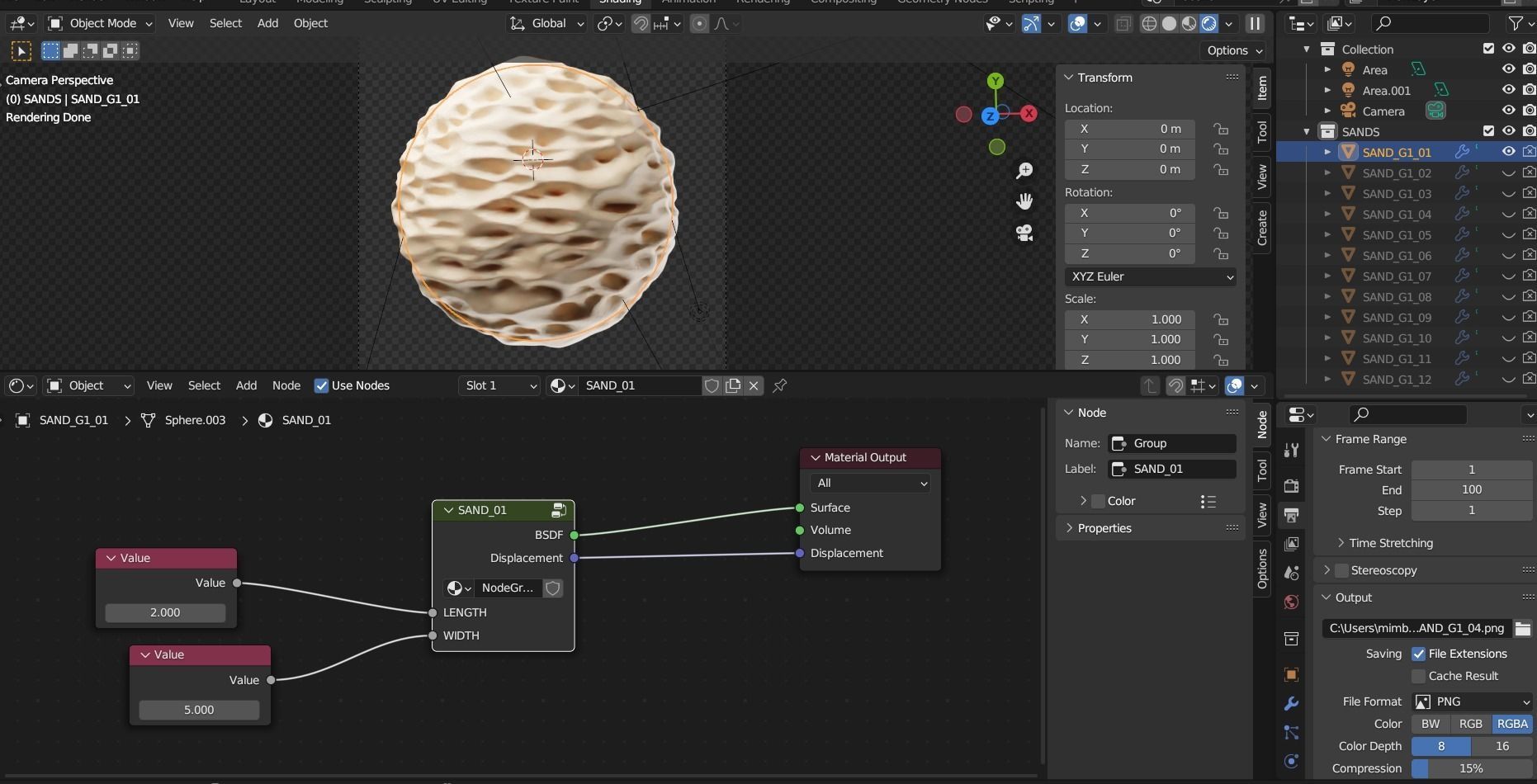 Procedural Sand Materials Texture_7