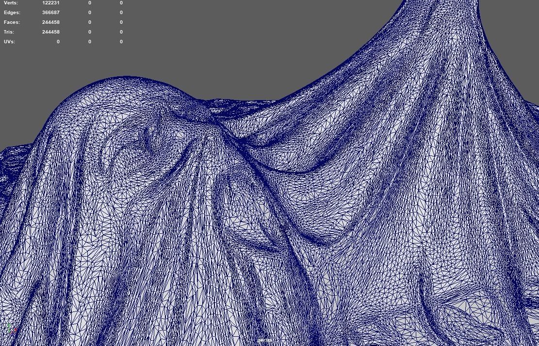 Stuck statue with hand 3D print model_6