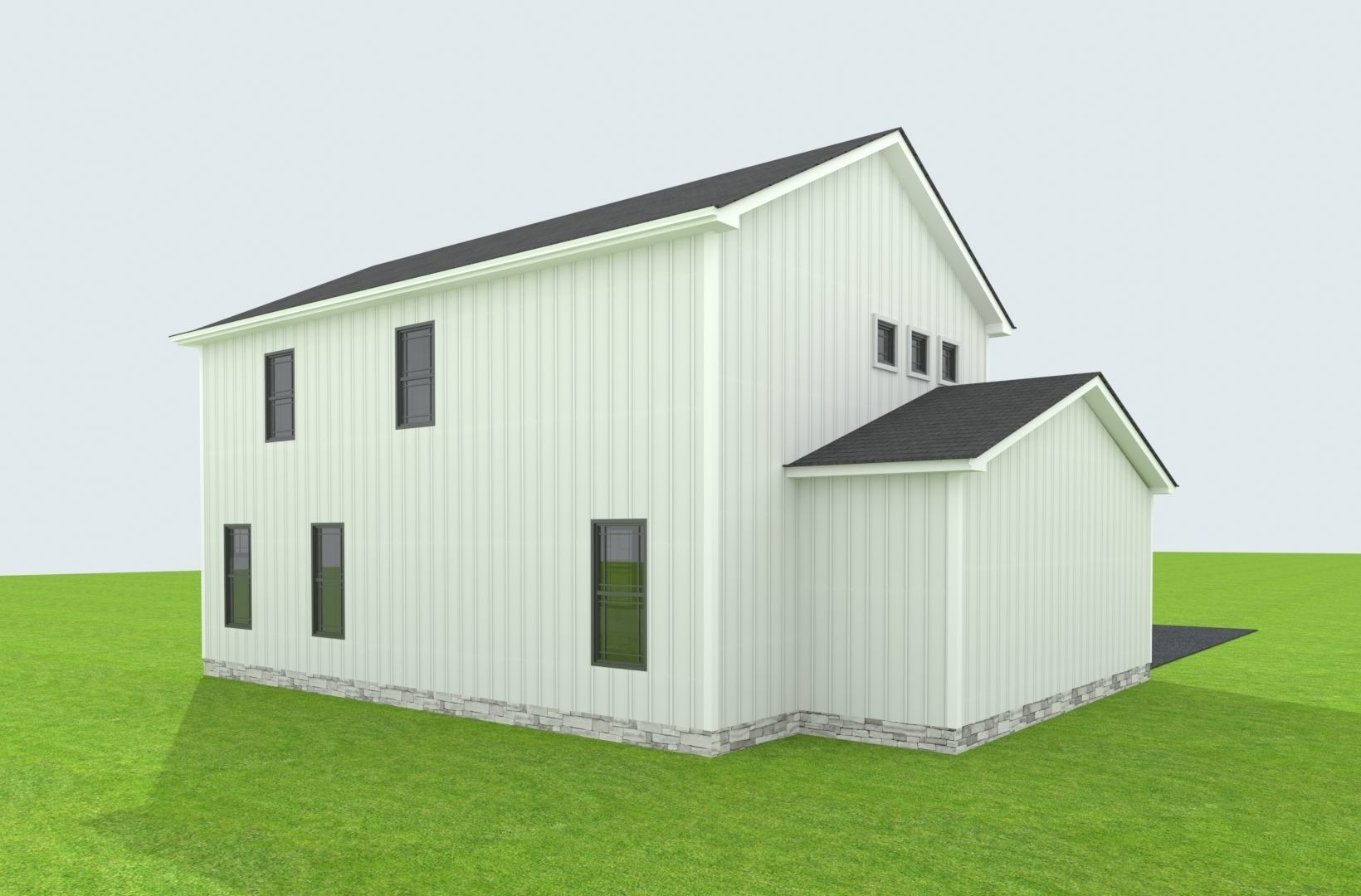 Cape Cod House 23 3D model_7