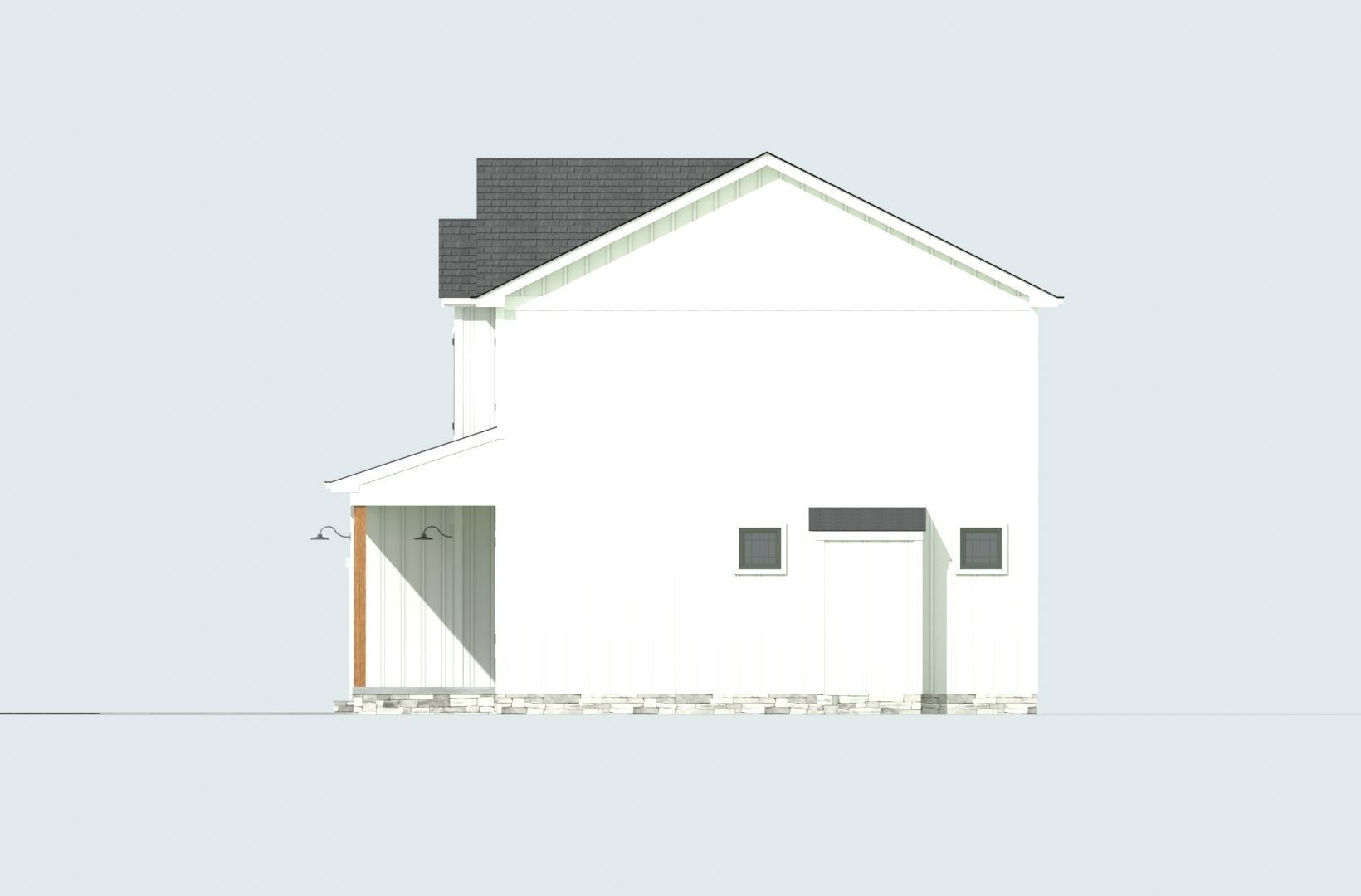 Cape Cod House 23 3D model_4