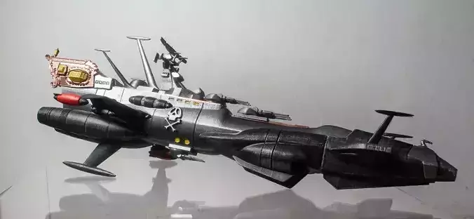 ALBATOR - ARCADIA 1978 Capitan Harlock Full assembly KIT 3D print model
