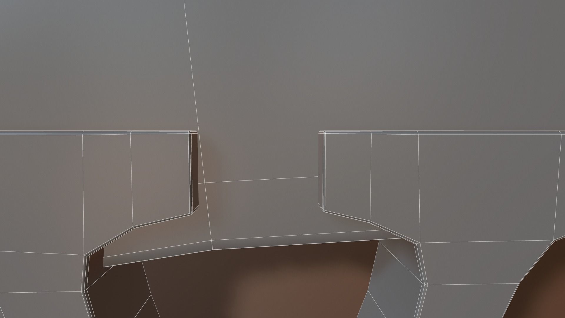 Brass and Iron Iron Wall Clock 3D model_14