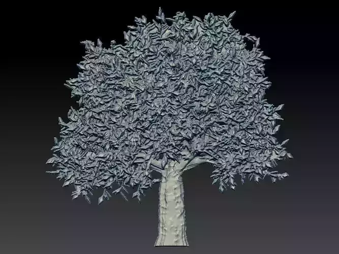 3D TREE golden