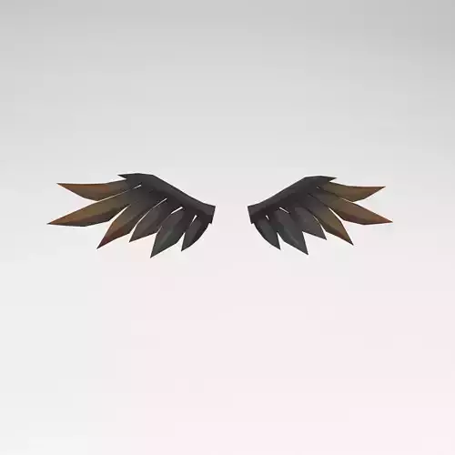 Low Poly Wings v1 003
