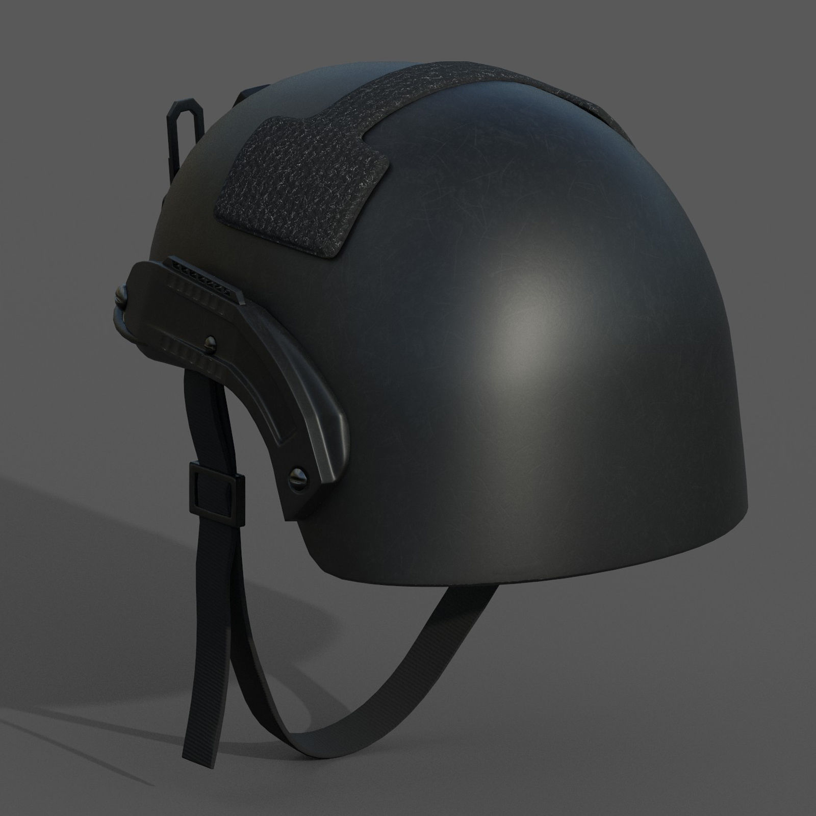 Helmet military combat soldier armor Low-poly 3D model_5