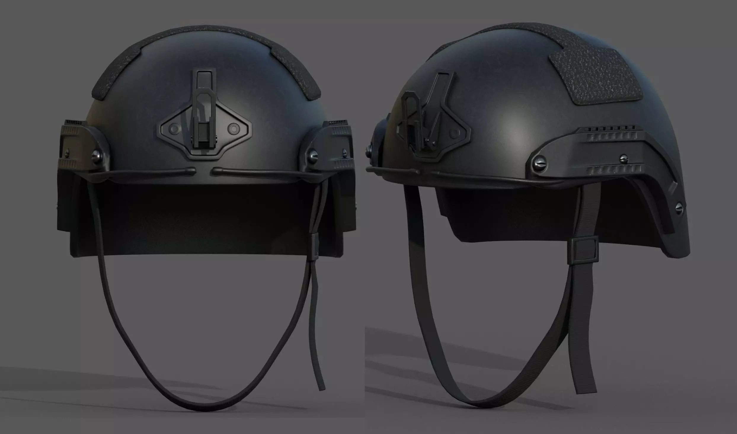Helmet military combat soldier armor Low-poly 3D model_0