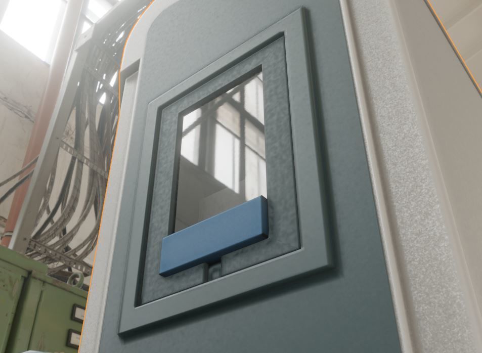 Electric Vehicle Charging Station 1  Low-poly 3D model_2