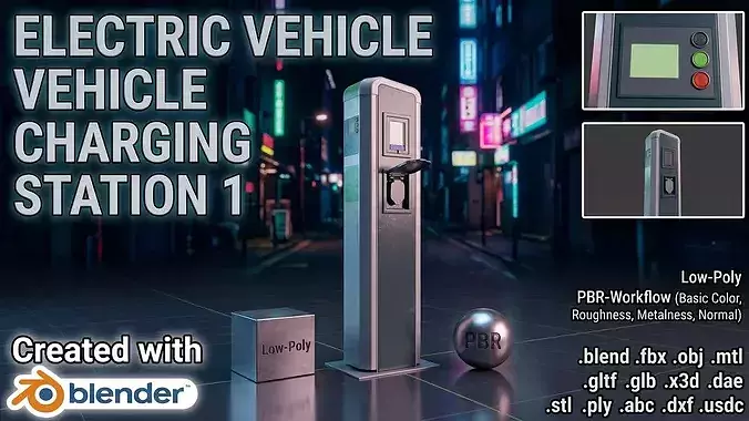 Electric Vehicle Charging Station 1 