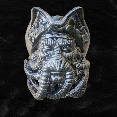 Davy Jones ring 3D print model