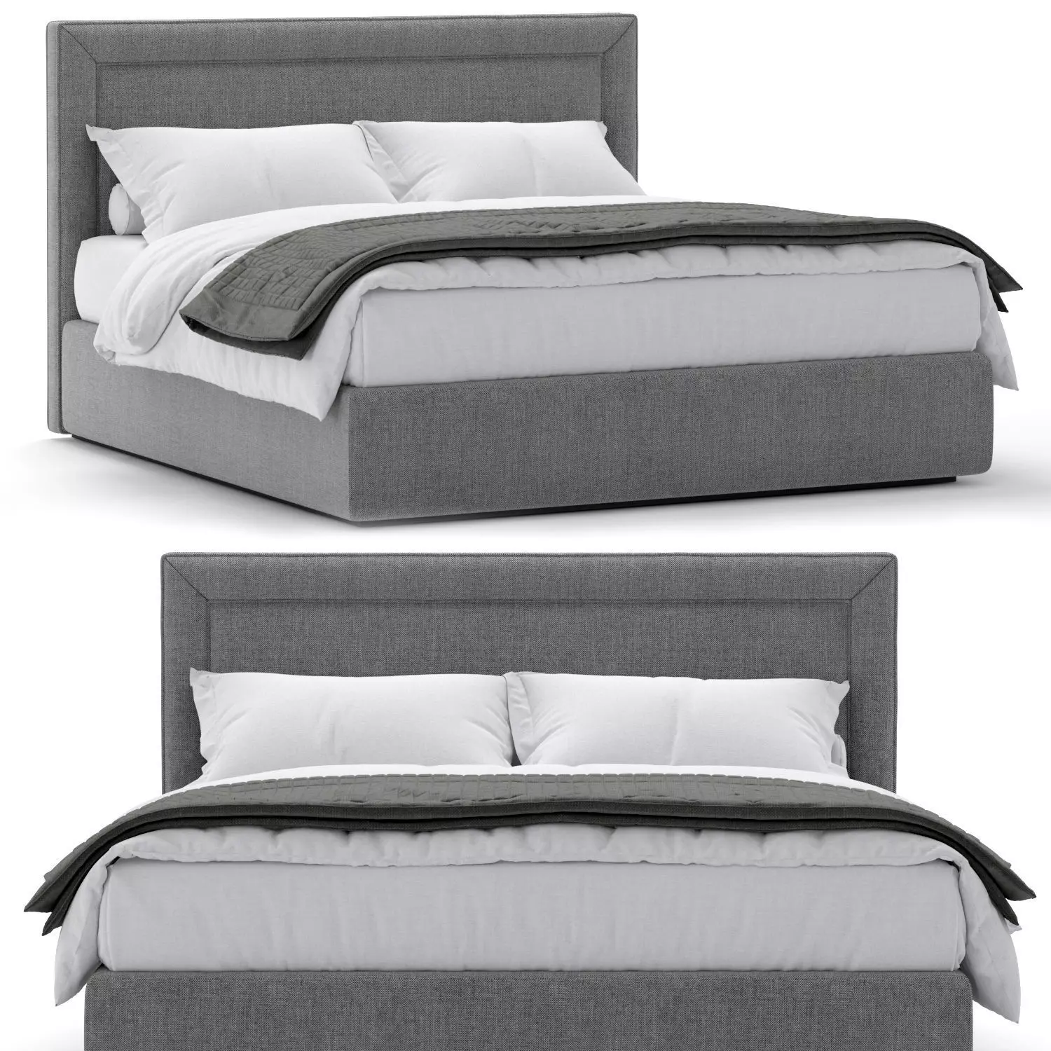 Berto Cassandra bed 3D model_0