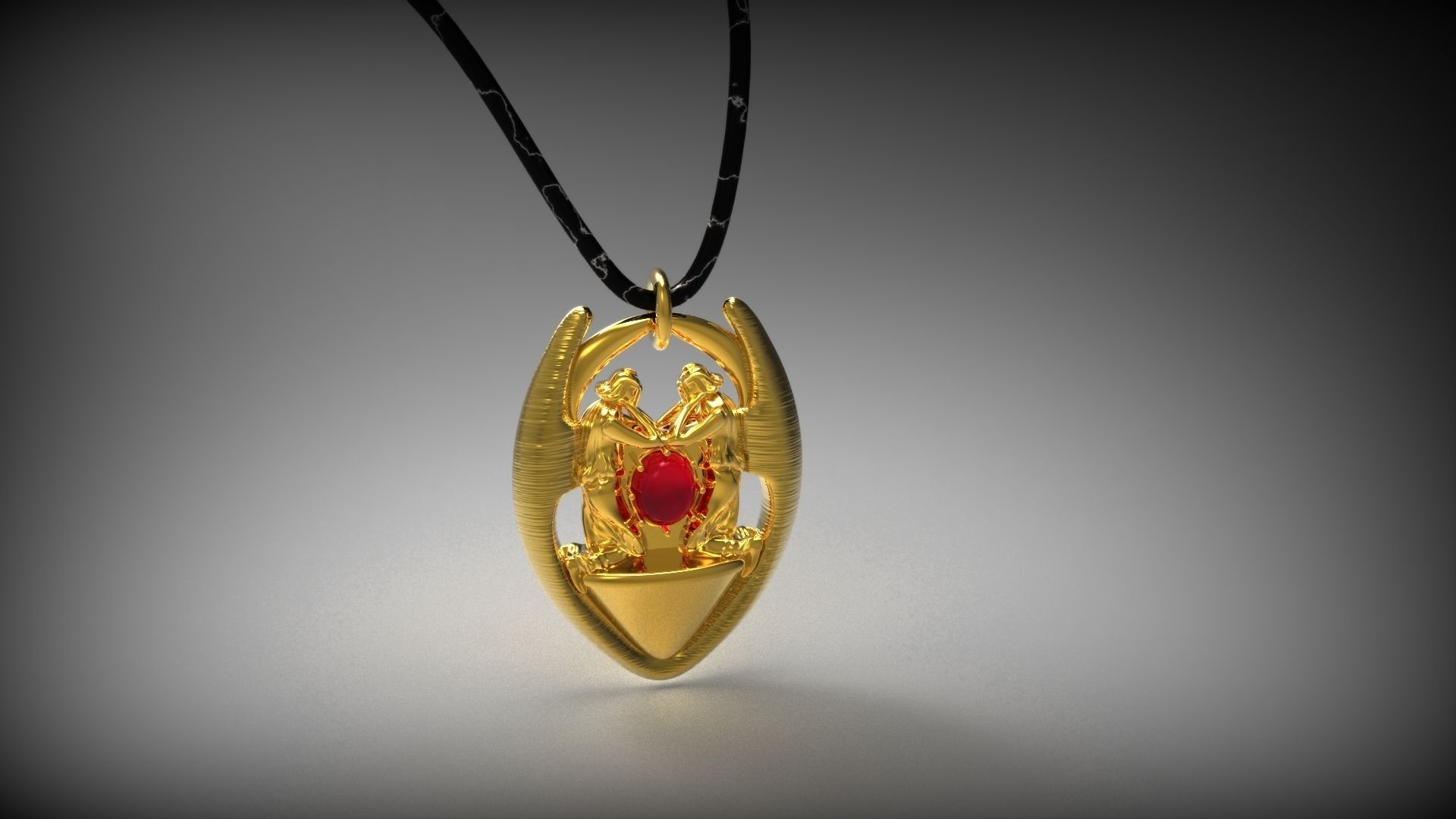 Angel Pendants 3D print model_1