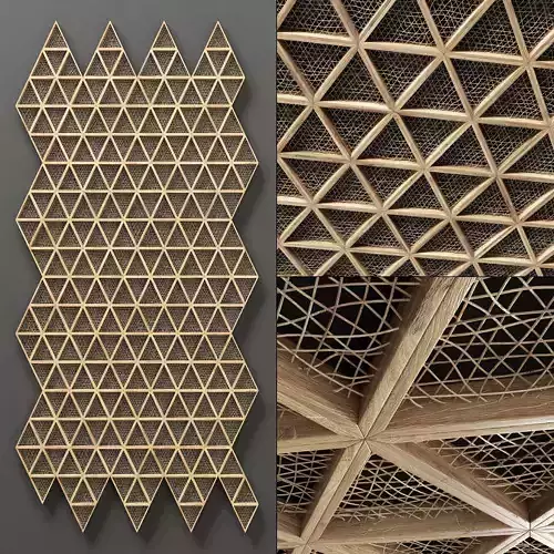 Ceiling tringle frame branch n1