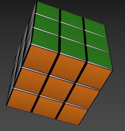 Rubics Cube 3D model_2