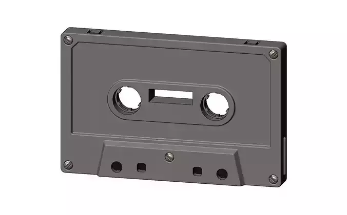 Cassette Tape replica 3D print model