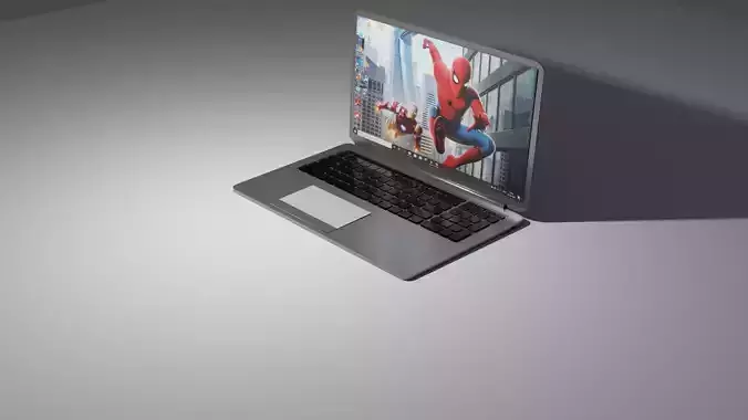 laptop avengers spider man